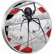 Niue Island RED-BACK SPIDER 150 Years - DEADLY and DANGEROUS $10 Silver Coin 2020 Proof 5 oz